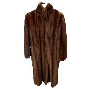 Mid 20th Century Garfinckel’s of Washington Women’s Mink Fur Full Length Coat